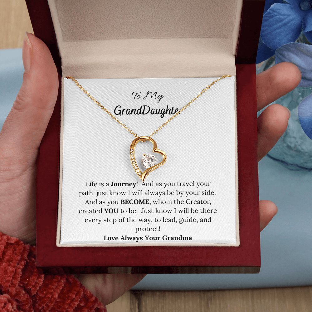 To My Granddaughter Love Grandma Heart