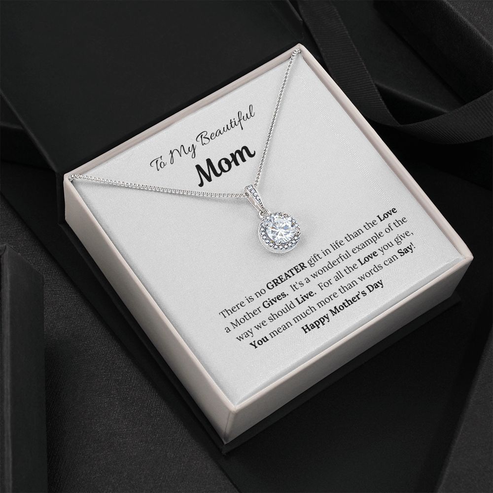 To My Beautiful Mom/Mother's Day Hope Necklace