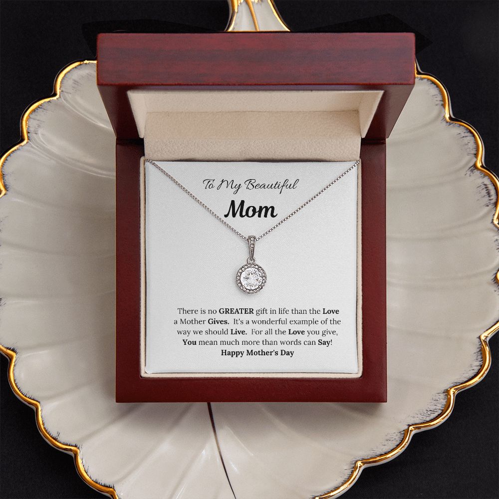 To My Beautiful Mom/Mother's Day Hope Necklace